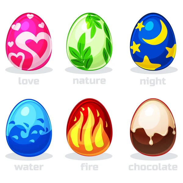 Textura dos desenhos animados ovos de Páscoa em — Fotografia de Stock
