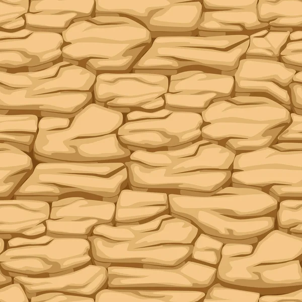 Tierra de patrón agrietado, textura sin costura suelo del desierto — Vector de stock