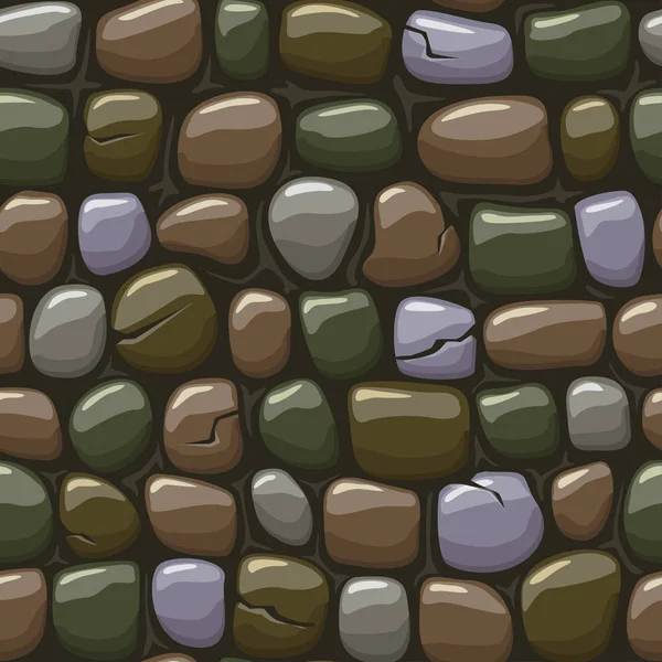 Kolorowe stary tekstura kamień, bezszwowe tło wektor — Wektor stockowy