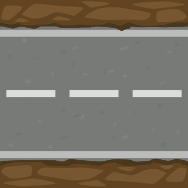 Asfalt yolu ve zeminin kusursuz desen arkaplanı.