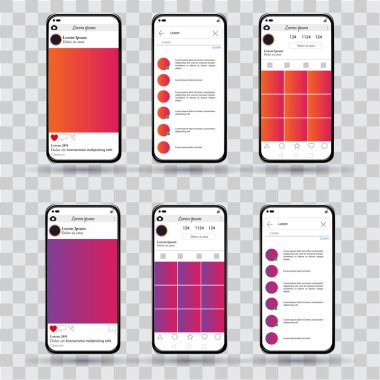 Modern vektör cep telefonu kapağı tasarımı