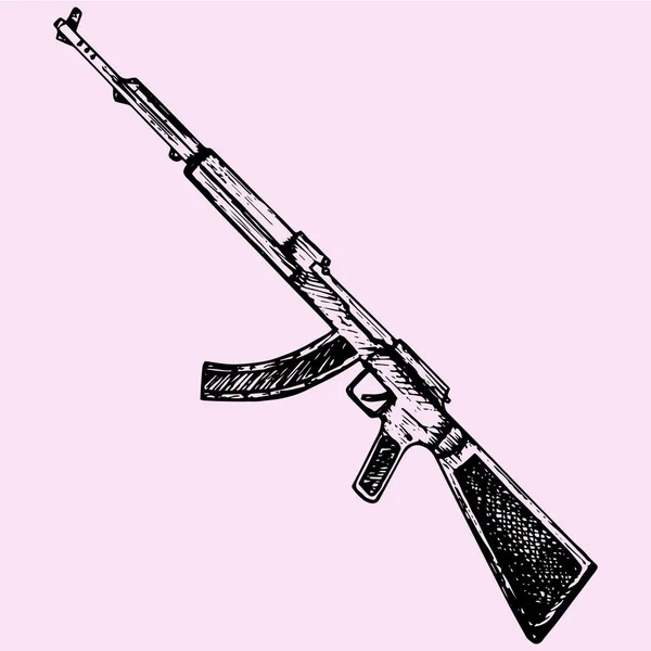 Kalaschnikow-Sturmgewehr — Stockvektor