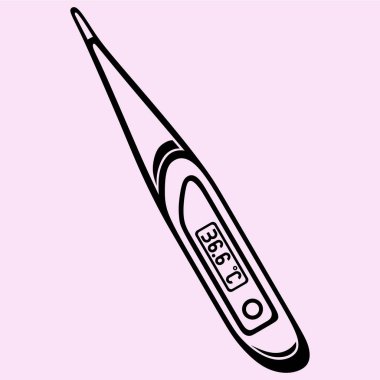 izole termometre vektör 