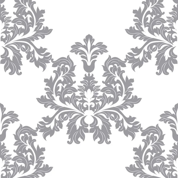 Vintage patrón de ornamento barroco — Vector de stock