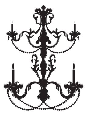 Zengin Barok klasik avize