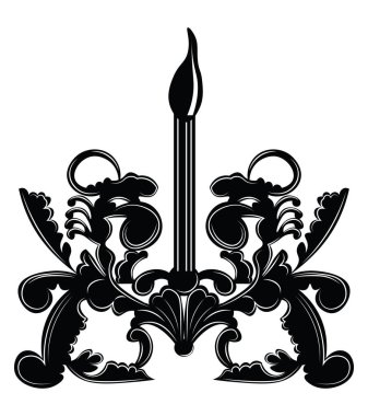 Klasik Barok tarzı Duvar lambası