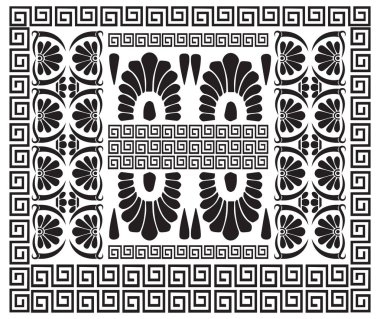 Yunan desen. Antik Yunan dekor