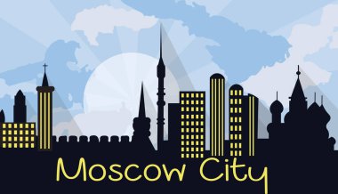 Moskova şehir silueti