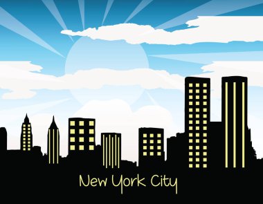 New York şehir silueti
