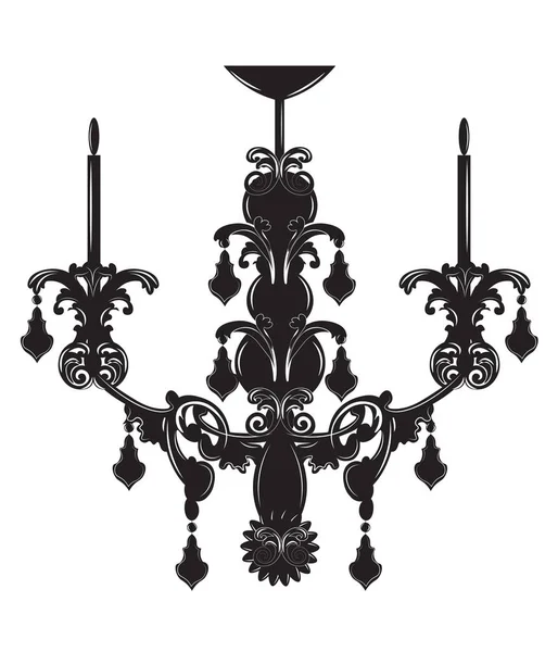 Lustre baroque classique — Image vectorielle