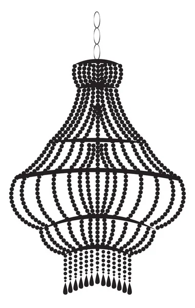 经典的巴洛克式吊灯 — 图库矢量图片