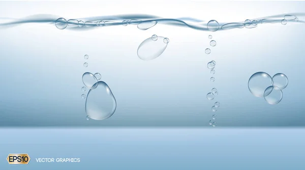 デジタル ベクトル水滴背景 — ストックベクタ
