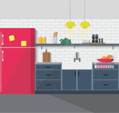 Mutfak mobilya. Rahat iç