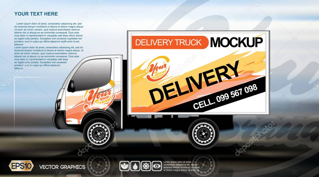 Digital Vector White Realistic Vehicle Car Mockup Ready For Your Logo And Design Template For Advertising And Corporate Identity Food Delivery Illustrated Vector Mockup Premium Vector In Adobe Illustrator Ai