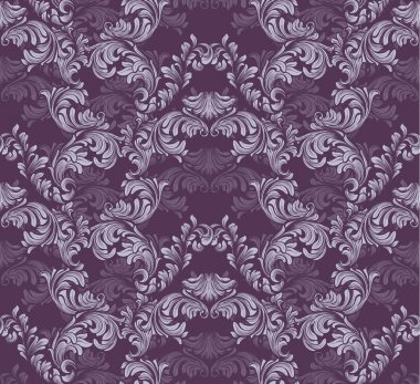 Arka plan vektör çizim Vintage Barok zengin desen