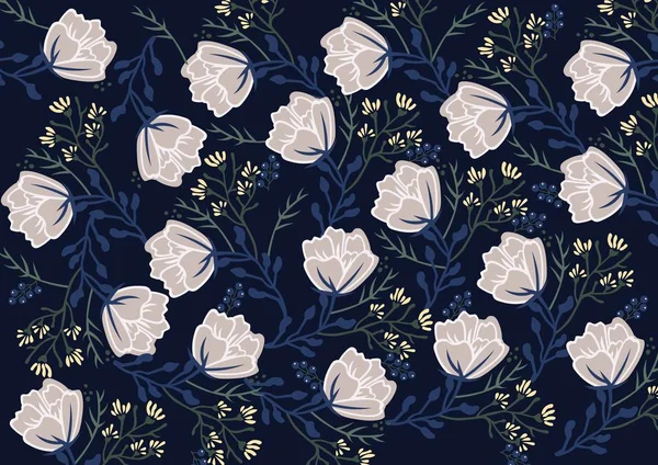 Çiçek dekor arka plan vektör