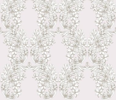 Lüks davetiye vektör. Royal Victoria desen süsleme. Zengin Rokoko arka planlar