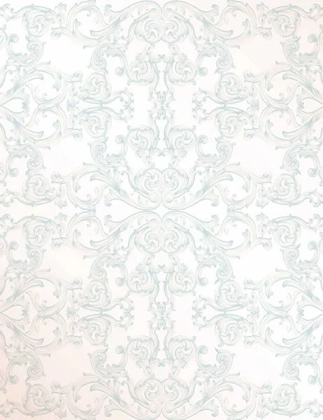 Klasik desen süs vektör. Lüks Davetiyeler, töreni, etkinlikler için arka plan. Royal Victoria doku. Zengin zarif arka planlar. parlak gümüş renk
