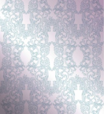 Lüks desen arka plan vektör. Royal Victoria süsleme. Zengin Barok Rokoko şablonları