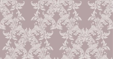 Broque kağıt vektör çizim el yapımı süs dekor. Antika arka plan özellikleri