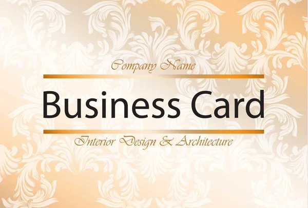 Kartvizit iç tasarım ve mimarisi. Klasik Şam arka planlar süslü