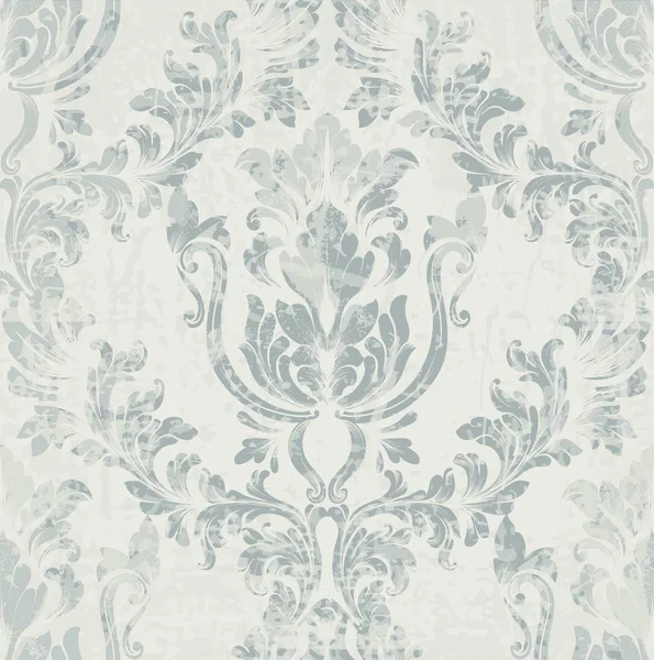 Décor d'ornement vectoriel motif rococo impérial. Textures de fond baroques. Royal victorienne dessins à la mode — Image vectorielle