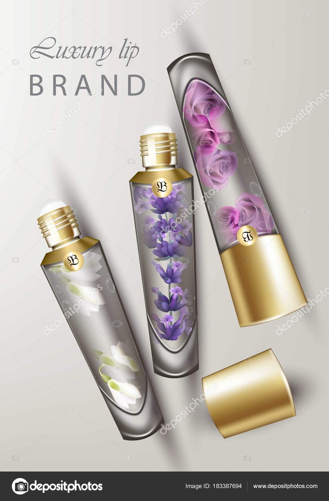 Download Lip Balm Tube Mockup Luxury Lip Balm Cosmetics Realistic Vector Product Packaging Mock Up Lipstick Tubes With Lavender Roses And Snowdrop Gentil Fragrances Stock Vector C Inagraur Ymail Com 183387694 Yellowimages Mockups