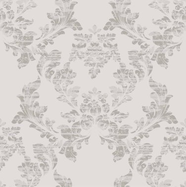 Klasik Barok desen doku modaya uygun bir tasarım vektör. Kraliyet kumaş arka plan. Lüks arka plan dekorlar