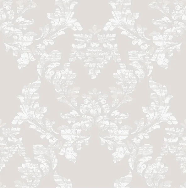 Barokke patroon textuur in ultra violet kleur Vector. Koninklijke stof achtergrond. Luxe achtergrond decors — Stockvector