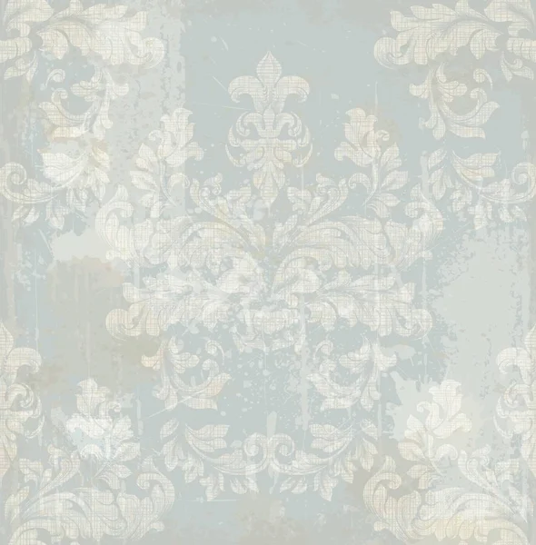 Damask patroon textuur Vector. Koninklijke stof achtergrond. Luxe achtergrond decors — Stockvector