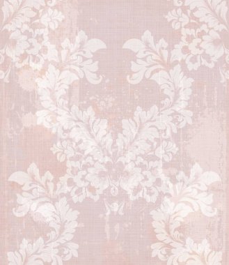 Damask deseni Antik Dekor vektör çizim. Doku tasarım