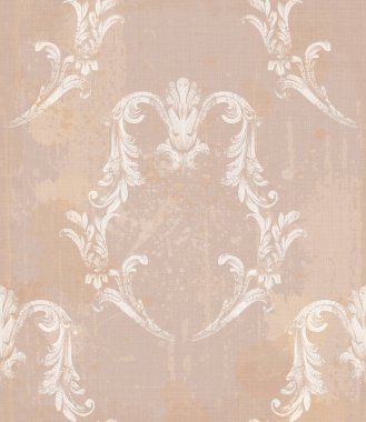 Desen antika süsleme vektör çizim Şam. Doku tasarım dekorlar