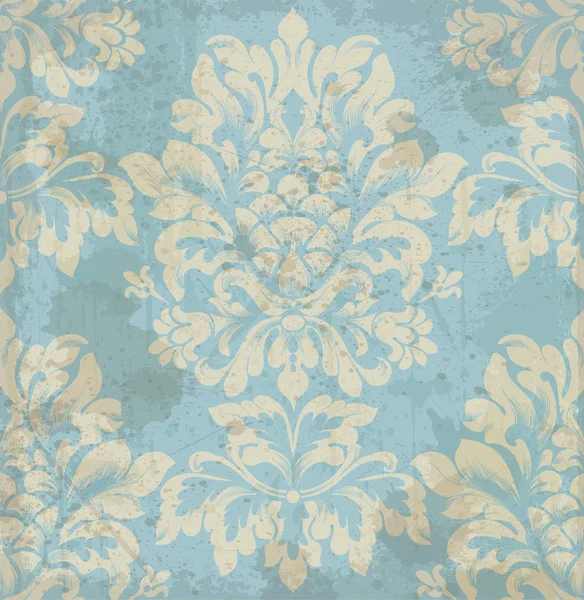 Vektor Damastmusterelement Klassischer Luxus Altmodischen Ornament Königliche Viktorianische Königliche Textur — Stockvektor