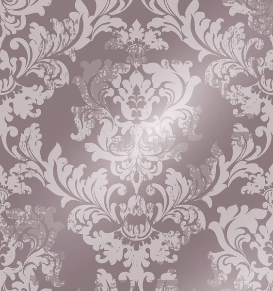 Luxus klassischen Ornament auf Grunge-Hintergrund Vektor. Barock komplizierte Design-Illustrationen — Stockvektor