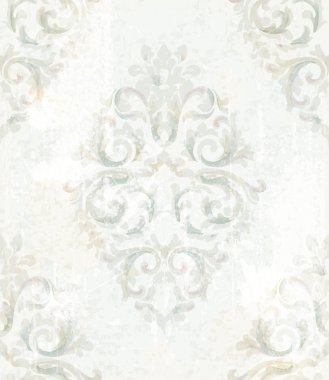 Barok model vintage vektör arka plan. Süslü doku lüks tasarımı. Kraliyet Tekstil dekorlar