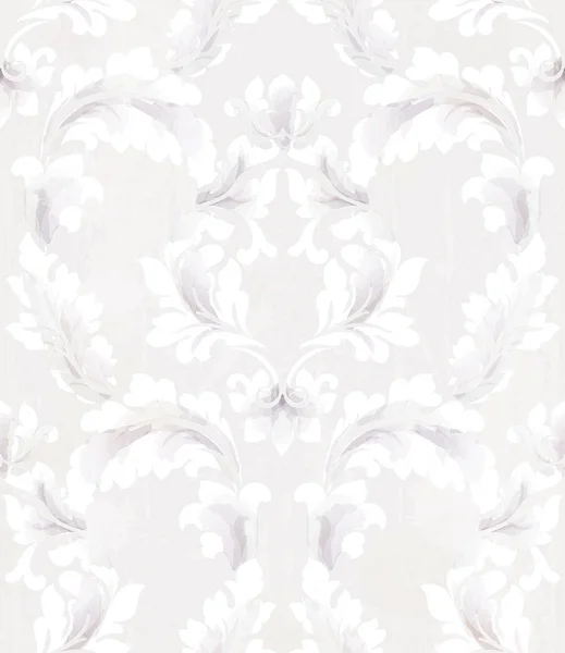 Padrão barroco vintage fundo Vector. Design de luxo de textura ornamentada. Decorações têxteis reais — Vetor de Stock