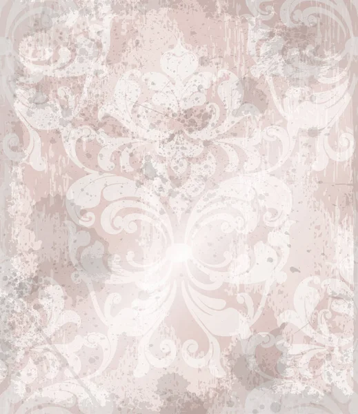 Урожай бароковий візерунок фон Вектор. Прикрашена текстура розкішних дизайнів. Королівський текстильний декор — стоковий вектор