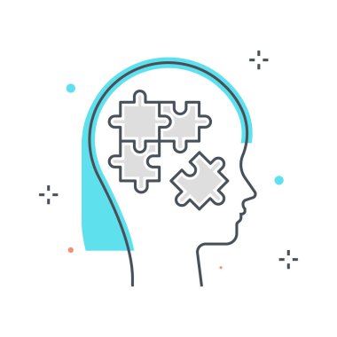 Renkli, çözümleri illüstrasyon kavramı illüstrasyon, simgesi