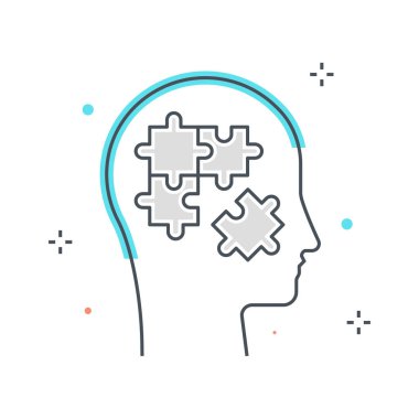 Renkli, çözümleri illüstrasyon kavramı illüstrasyon, simgesi