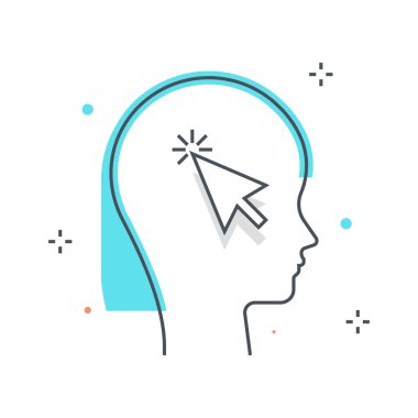 Renkli, online illüstrasyon kavramı illüstrasyon, IC çalışma