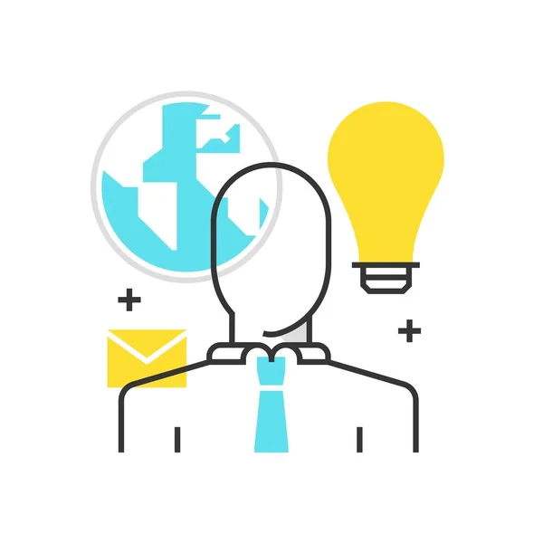 Ref-box icon, outsource, cloud concept illustration, icon — стоковый вектор