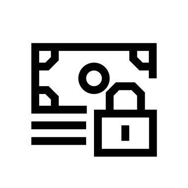 Kağıt para mini satırı simgesi