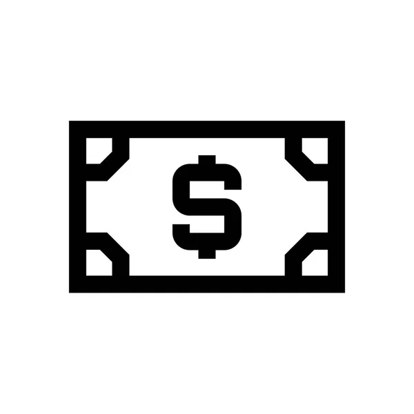 Dollarn mini ikon — Stock vektor