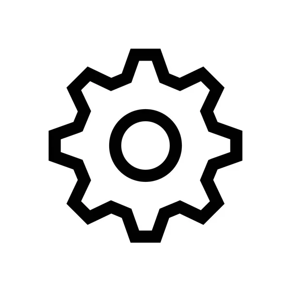 Mini Gear lijn, pictogram — Stockvector