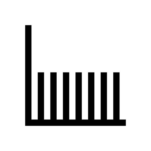 Grafiek, grafische mini lijn — Stockvector