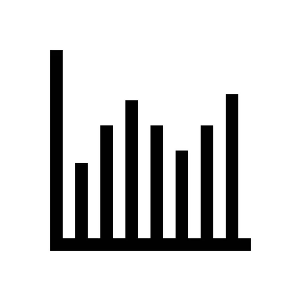 Gráfico, gráfica mini línea — Archivo Imágenes Vectoriales