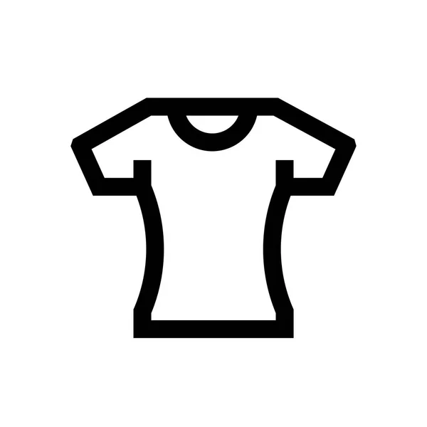 T-shirt linia mini ikony — Wektor stockowy
