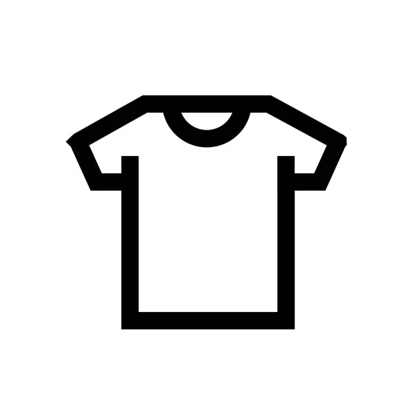 T-shirt mini icône de ligne — Image vectorielle