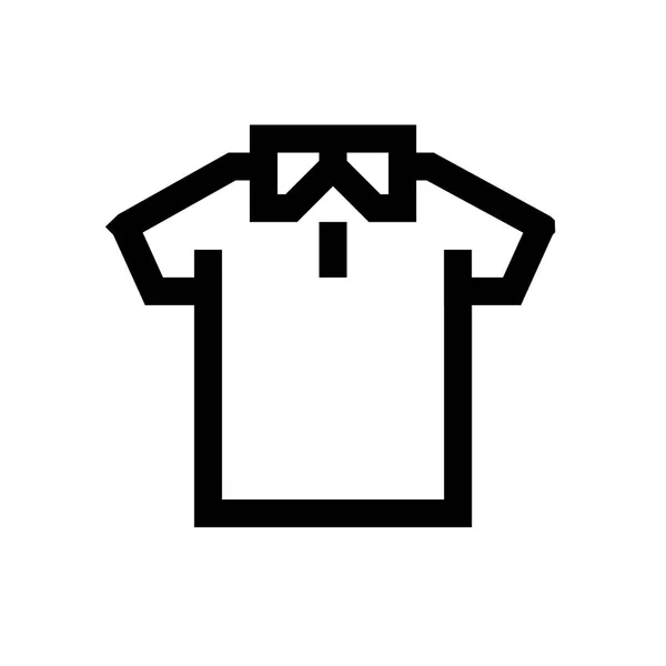 Значок мини-линии футболки — стоковый вектор