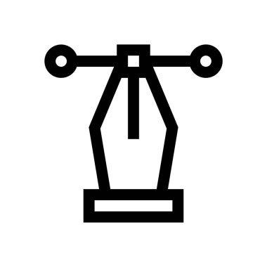 Kalem aracı mini çizgi, simgesi